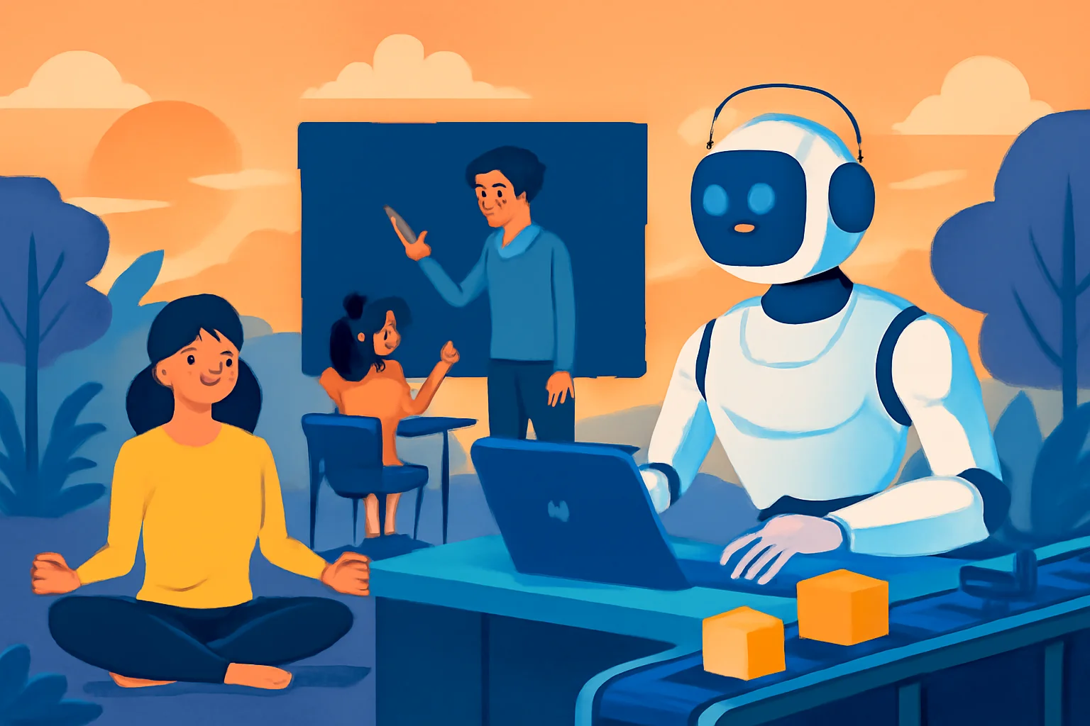 Quando a IA puder fazer tudo por nós: como criar propósito, educação e bem-estar na era da automação