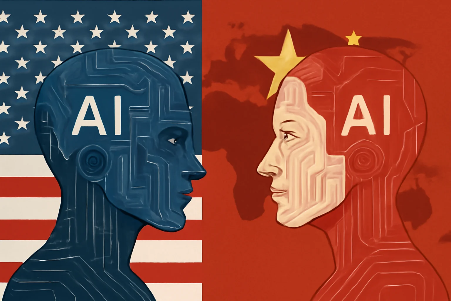 Guerra Fria da Inteligência Artificial: como a disputa entre EUA e China pode reconfigurar economias, indústrias e geopolítica