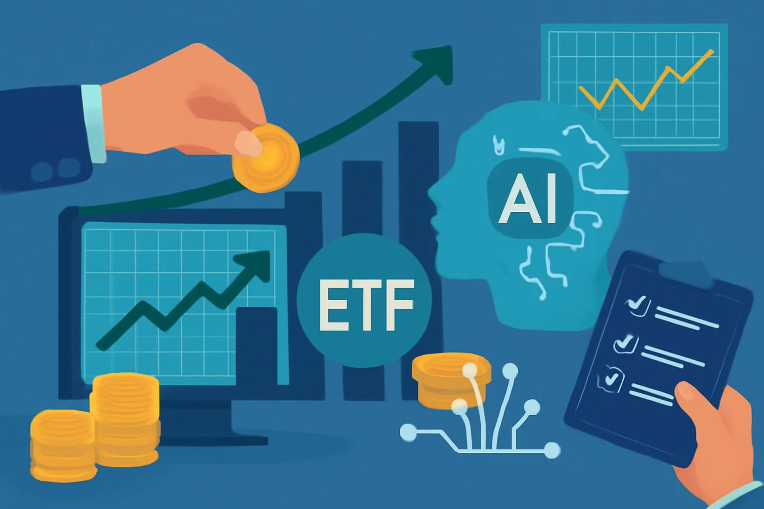 Como Investir em ETFs de IA em 2025: Guia Prático para Escolher Fundos de Inteligência Artificial e Gerir Riscos