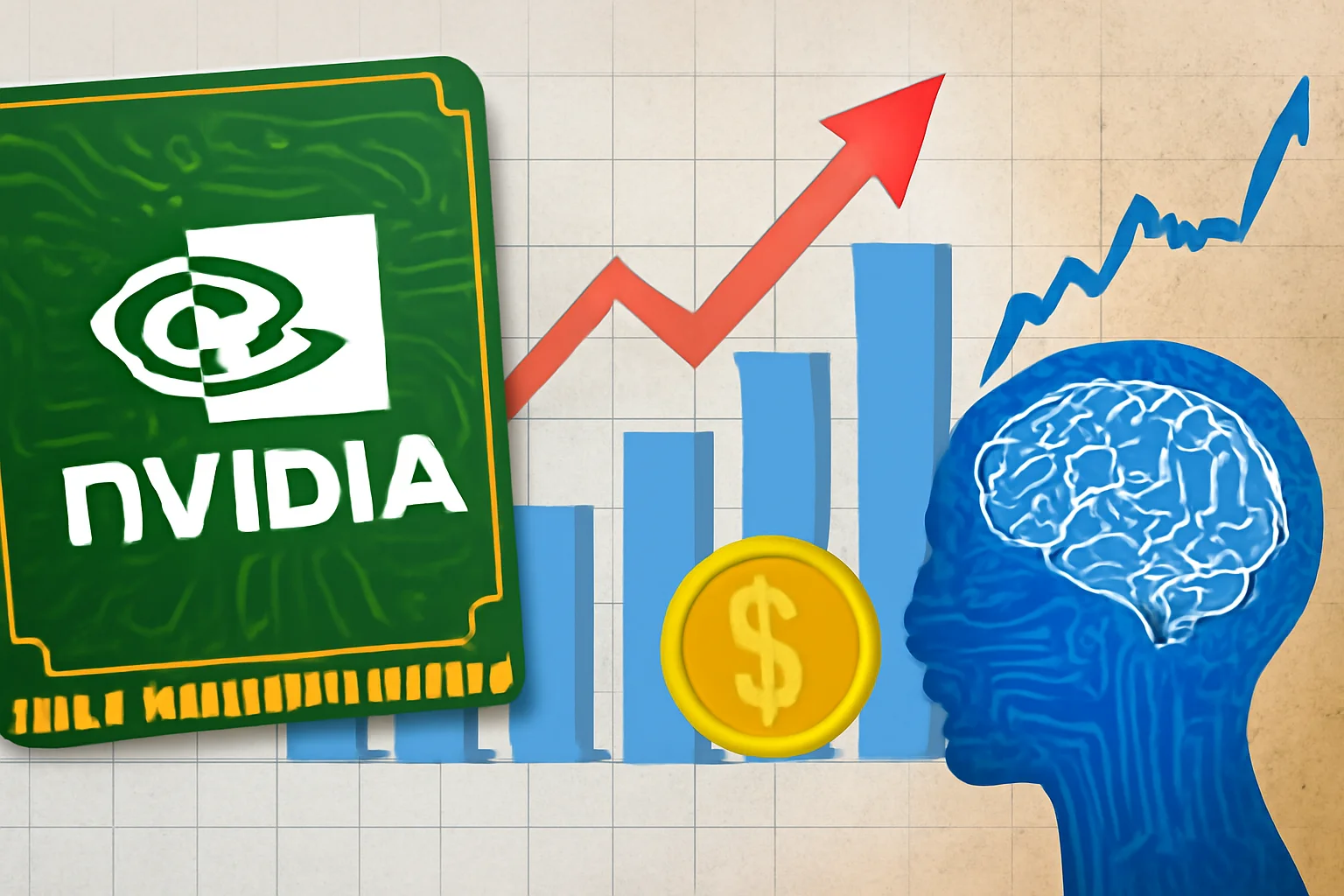 Receita da Nvidia de US$57 bi faz mercado repensar se há bolha de IA