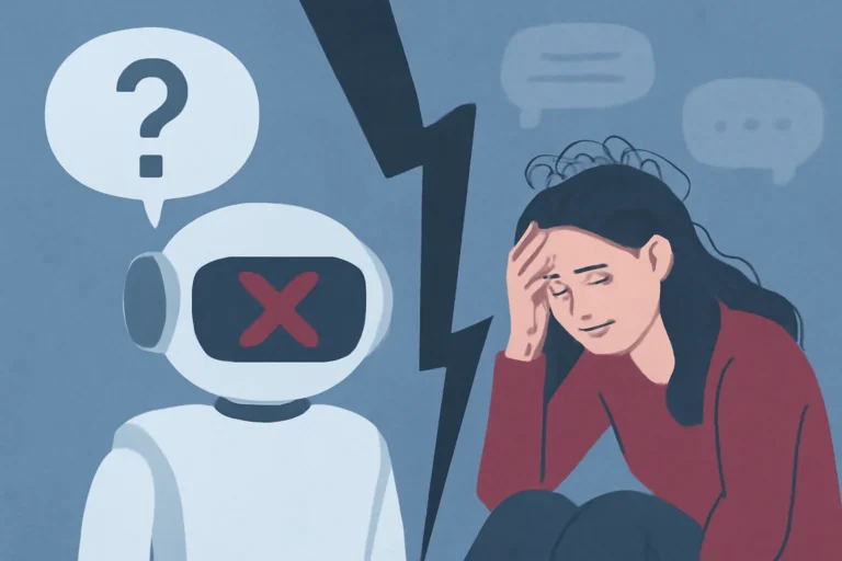 quando chatbots falham: riscos dos chatbots de ia na saúde mental