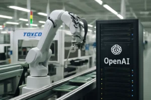 openai reforça infraestrutura de ia com produção local da foxconn