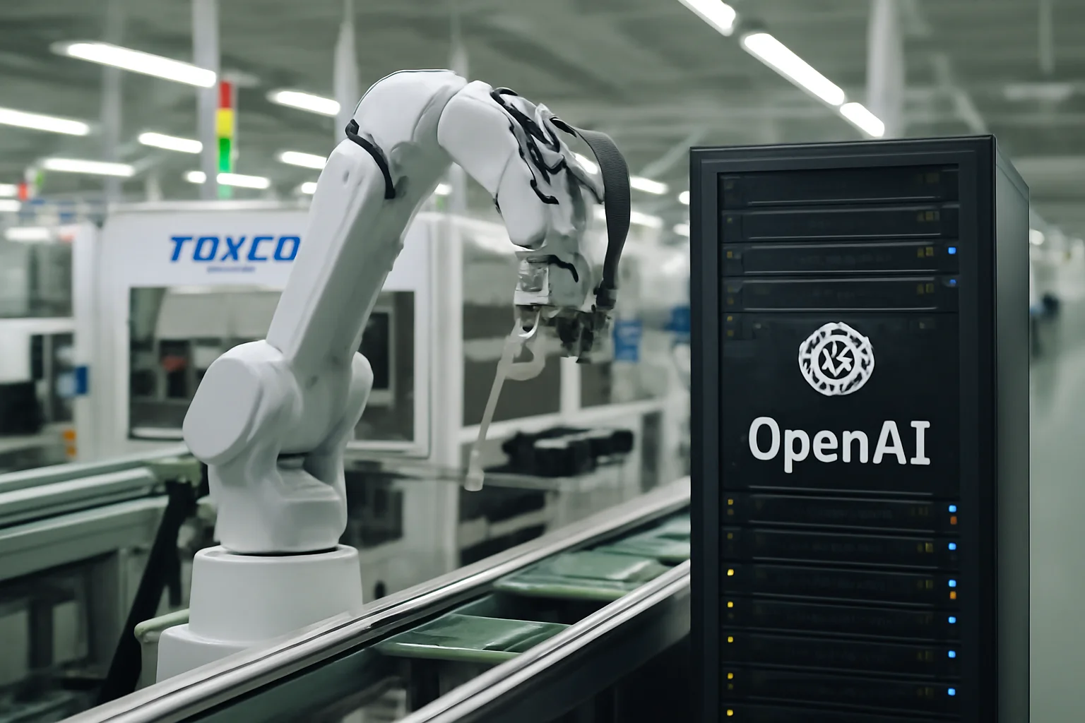 OpenAI reforça infraestrutura de IA com produção local da Foxconn