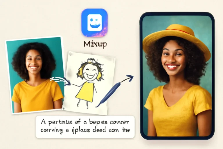 mixup: app mad libs transforma fotos, rabiscos e textos em imagens de ia