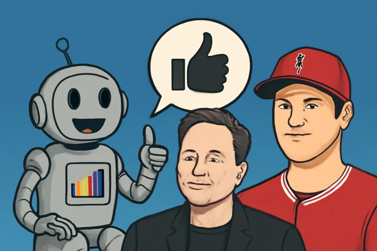 grok elogia elon musk, mas prefere shohei ohtani como superior