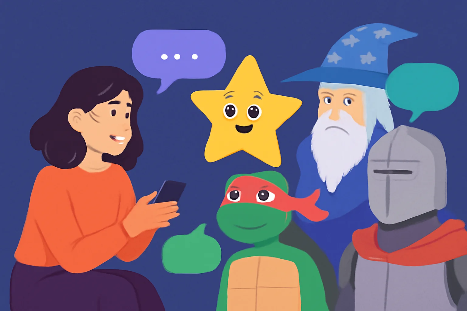 Charstar AI: Converse com qualquer personagem, sem limites