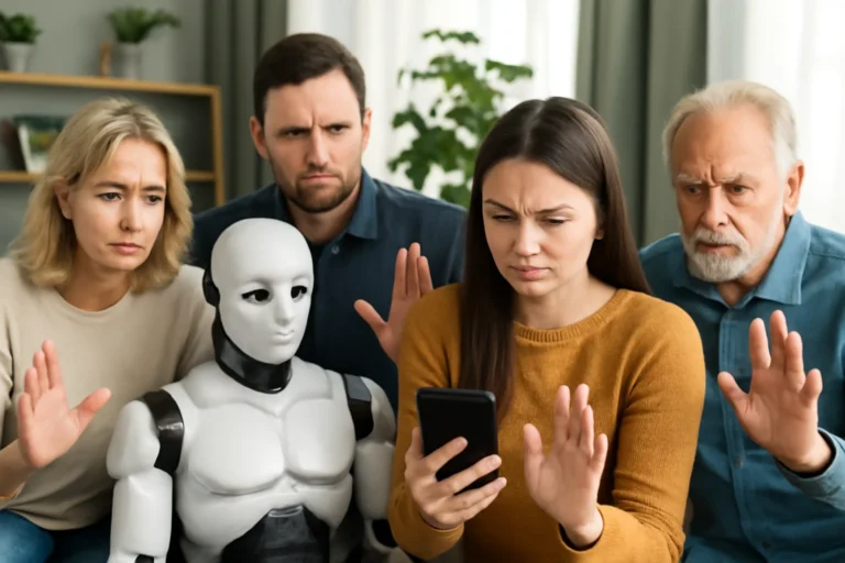 trabalhadores de ia alertam: por que pedem a familiares para evitar a tecnologia