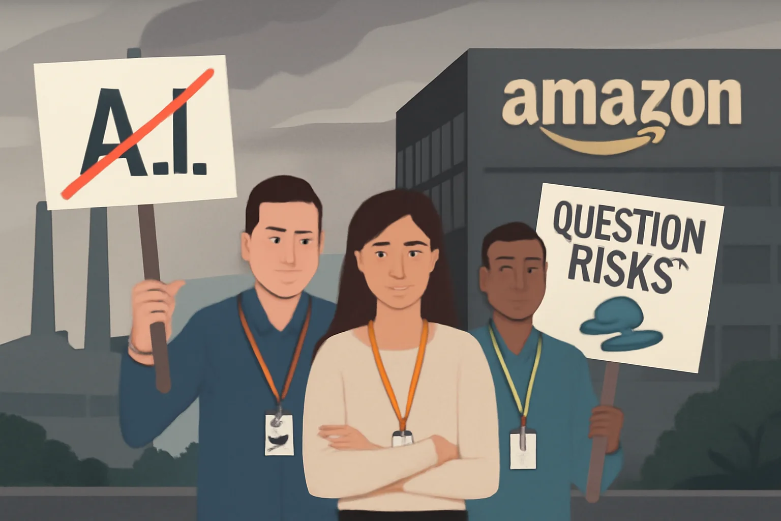 IA na Amazon: mais de 1.000 funcionários questionam riscos ambientais e sociais