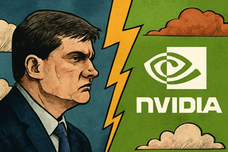 michael burry vs nvidia: o drama que pode abalar a bolha da ia