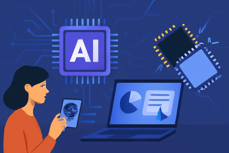 novidades de inteligência artificial: modelos locais, gerador de slides e disputa por chips