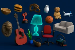 ia generativa 3d: objaverse xl libera 10 milhões de objetos para treinamento