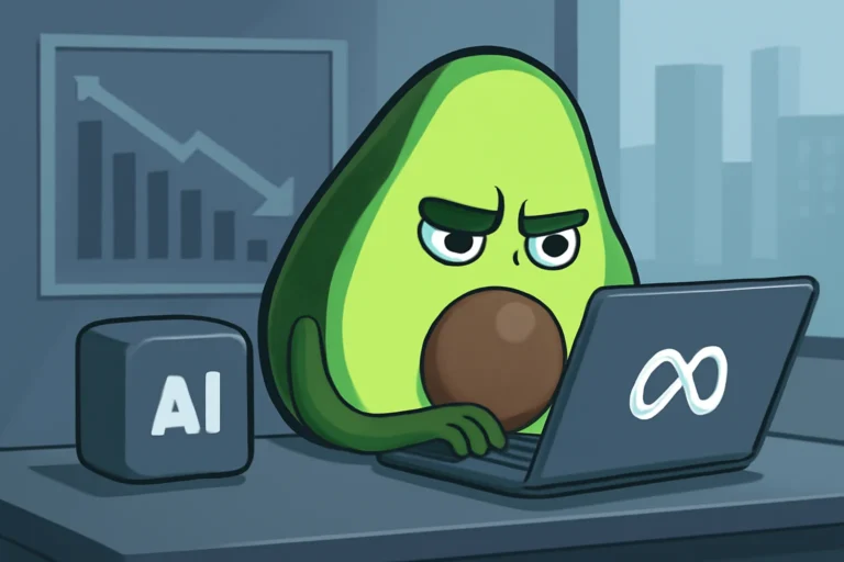 meta reviravolta: ia fechada "avocado" busca lucro após fracasso do llama 4