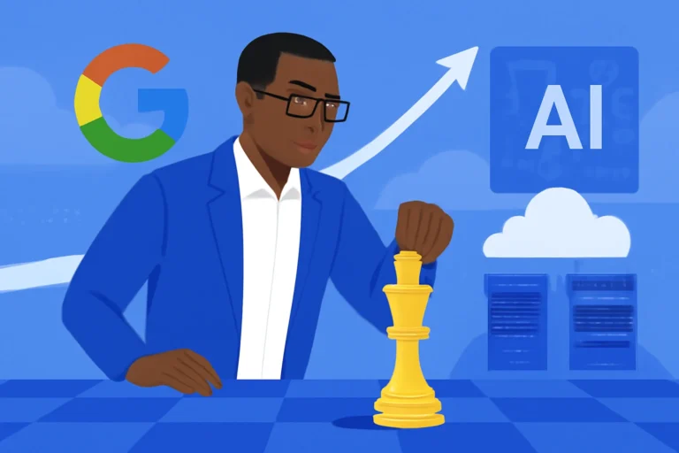 google fortalece liderança em ia com promoção estratégica em infraestrutura
