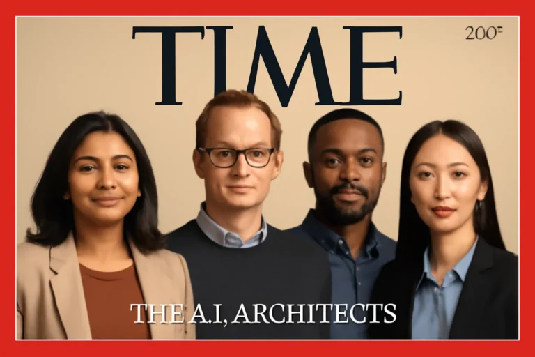 time elege "arquitetos da ia" como pessoas do ano de 2025
