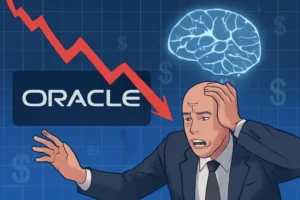 oracle despenca: aposta em ia pode demorar a dar retorno, assusta mercado