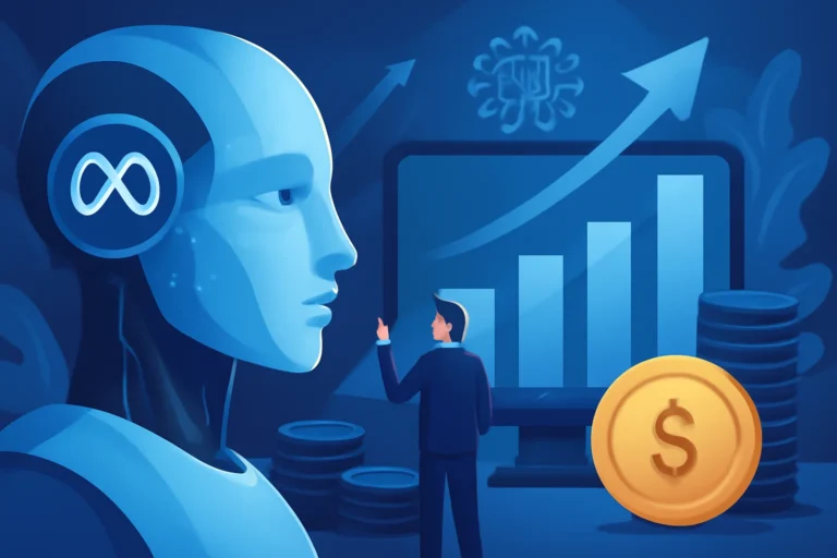 ia revoluciona negócios: meta fatura bilhões com inteligência artificial