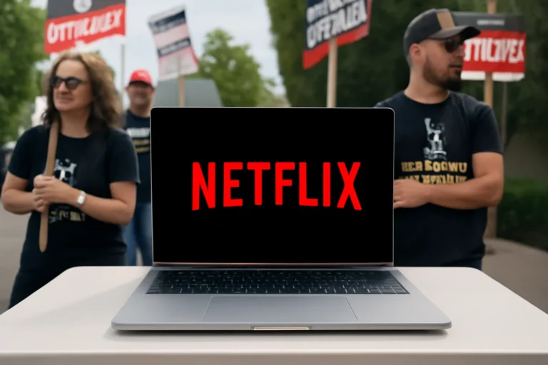 netflix oferece r$ 4,5 milhões em vaga de ia enquanto atores e roteiristas de hollywood seguem em greve