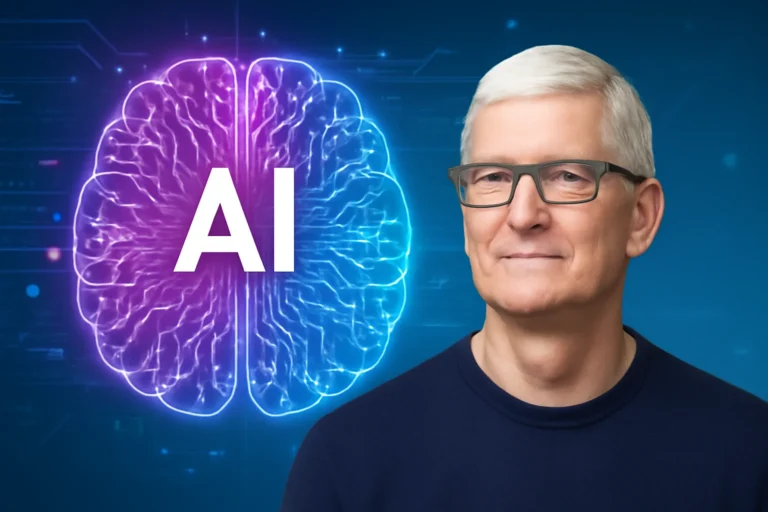 tim cook: ia é "maior que a internet", apple acelera em ia