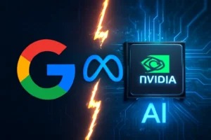 google e meta: a guerra de software para destronar a nvidia na ia