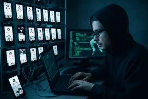 hacker expõe "fazenda de celulares" que criava perfis falsos no tiktok