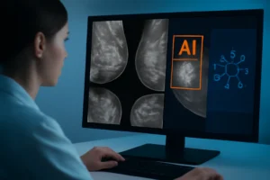 análise de mamografia assistida por ia detecta 20% mais tumores de câncer de mama, revela estudo