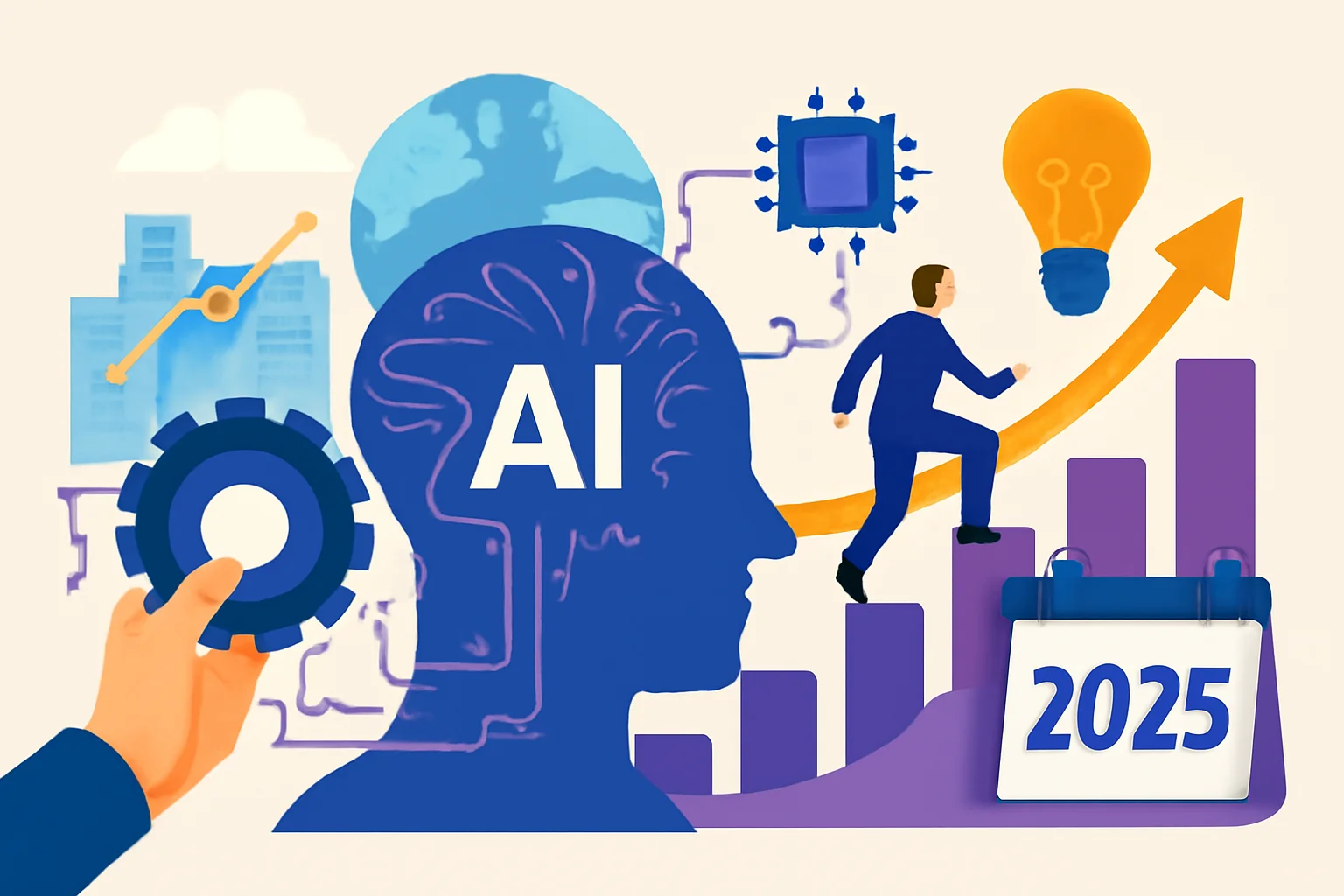 IA Acelera Mudanças: Desafios e Oportunidades em 2025