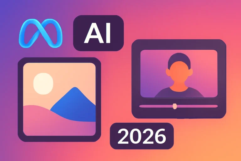 meta acelera ia: novos modelos de imagem e vídeo chegam em 2026