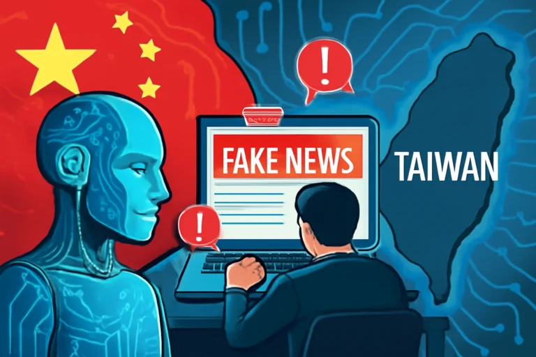 china usa ia para espalhar fake news e dividir taiwan, alerta governo