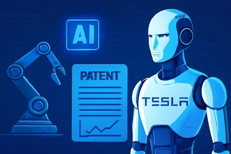 tesla: foco em ia e robótica revelado em pedidos de patentes