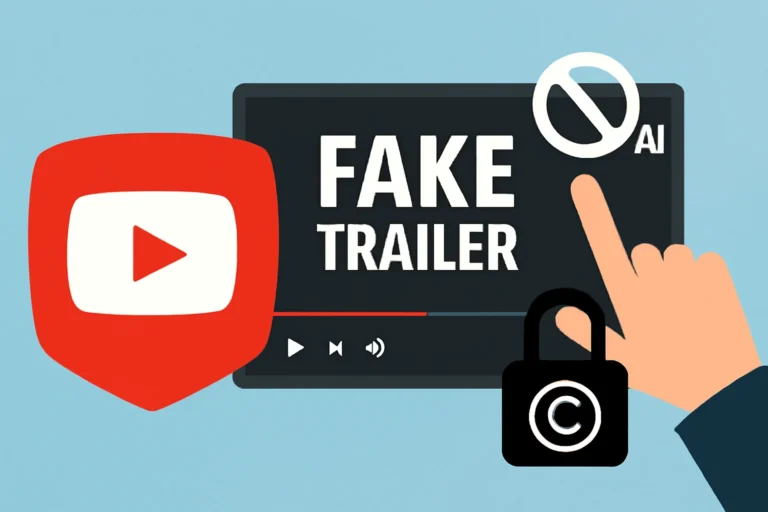 youtube bane canais de trailers falsos com ia, protegendo direitos autorais