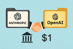 anthropic replica openai: claude para governo por us$1 anual