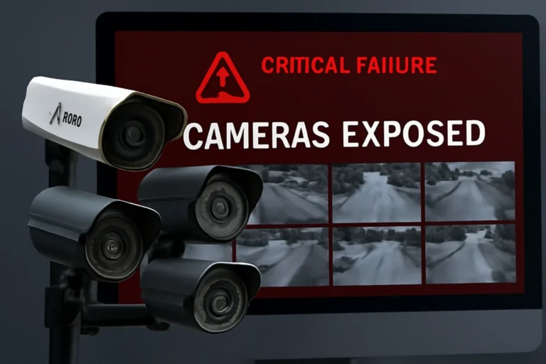 falha crítica: câmeras flock expostas, imagens de vigilância acessíveis a todos