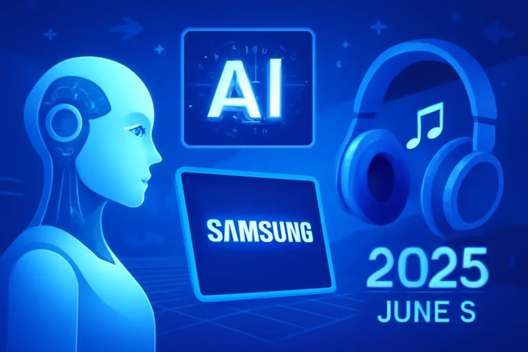 ia: samsung, música e o futuro da tecnologia em 3 de junho de 2025