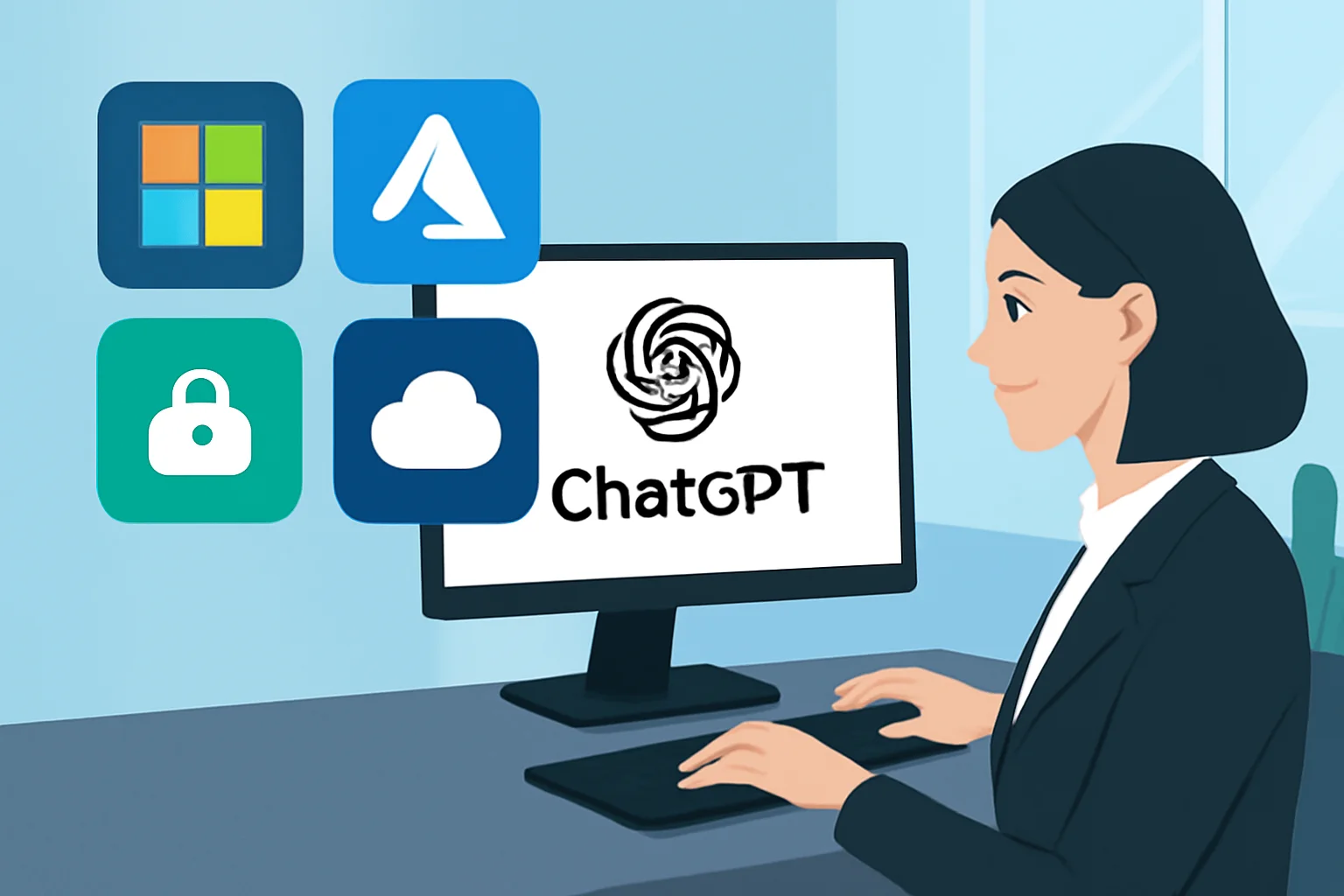 microsoft lança "private chatgpt" gratuito no azure para empresas