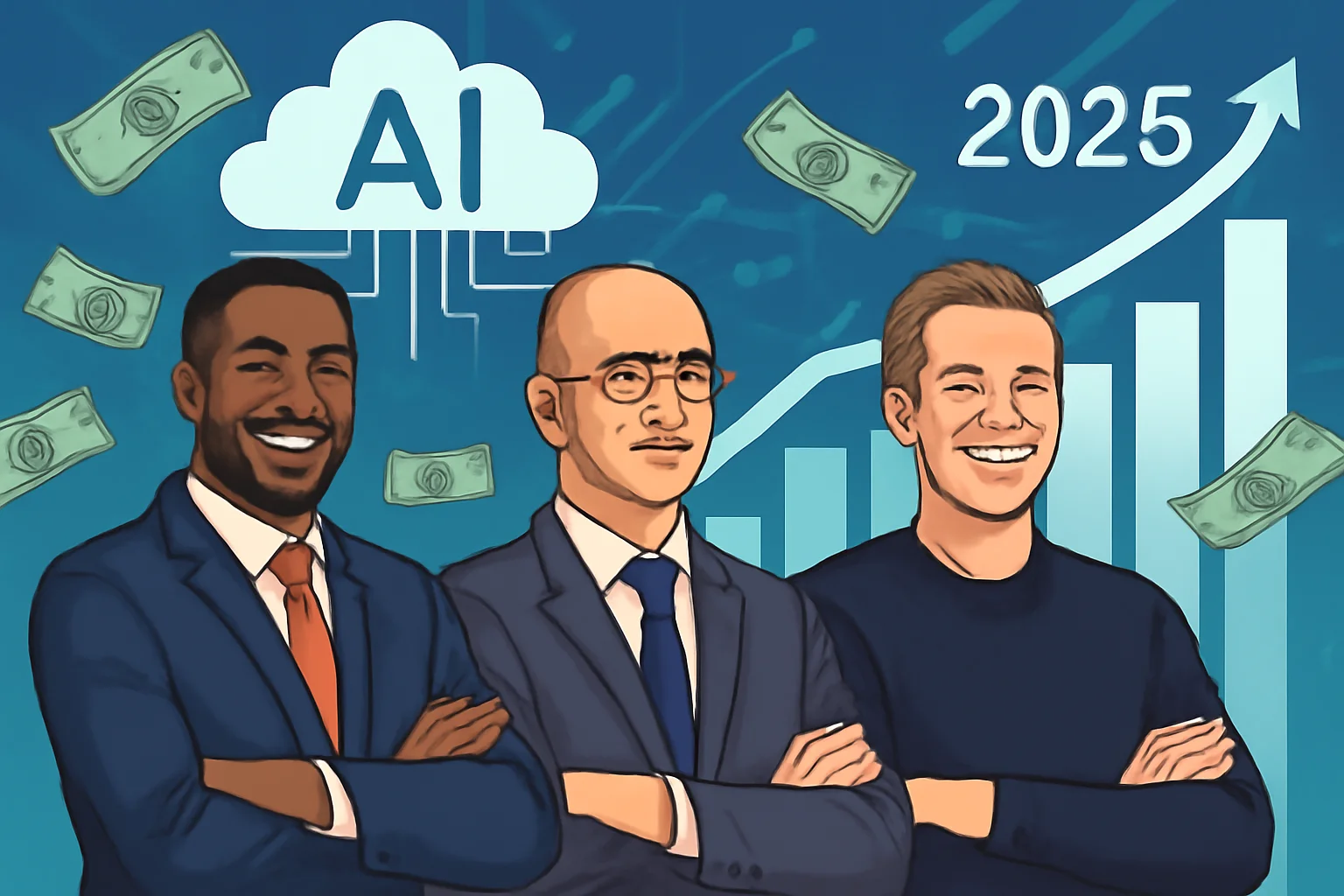 ia impulsiona fortuna de bilionários do vale do silício em 2025