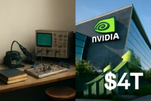 nvidia: do laboratório minúsculo à gigante de ia de us$ 4 trilhões
