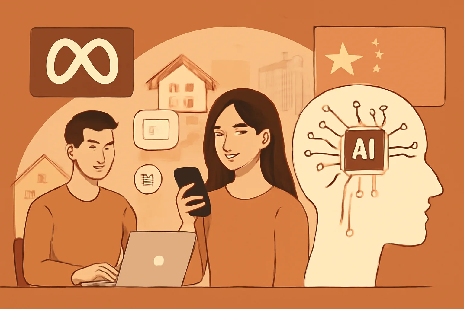 ia revoluciona o cotidiano: meta e china lideram avanços em dezembro de 2025