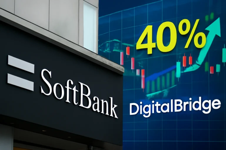 softbank negocia aquisição da digitalbridge, ações disparam 40% com foco em ia