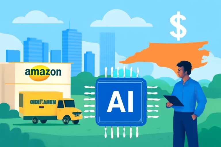 amazon investe us$ 10 bilhões em inteligência artificial na carolina do norte