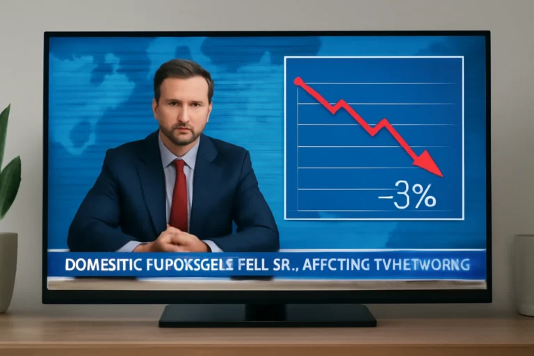 tv news: compras nacionais caem 3%, afetando redes de tv