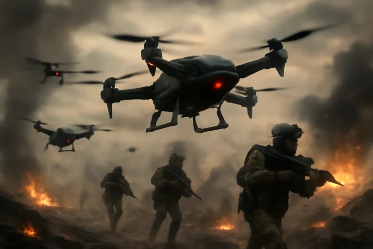 guerra inteligente: drones autônomos chegam ao campo de batalha