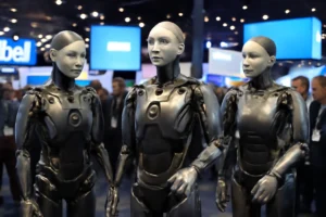 robôs humanoides no ces: ia impulsiona o futuro da automação