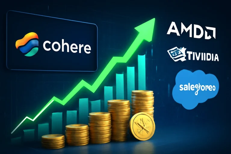 cohere dispara: us$ 6,8 bi e aposta de amd, nvidia e salesforce em ia empresarial
