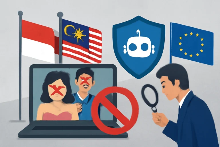 indonésia e malásia bloqueiam grok por deepfakes sexualizados; Índia e ue investigam