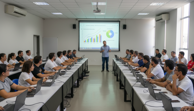 Participantes em curso gratuito de Inteligência Artificial promovido pelo Governo do Tocantins