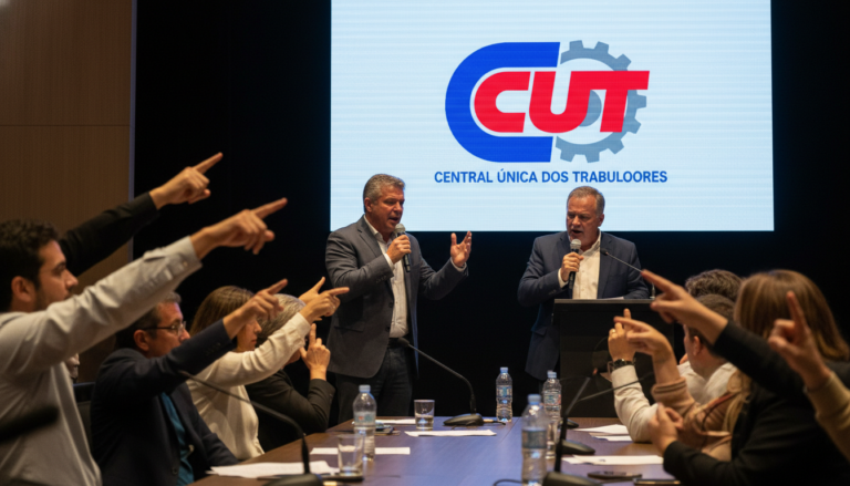 Debate sobre inteligência artificial no trabalho e democracia na CUT