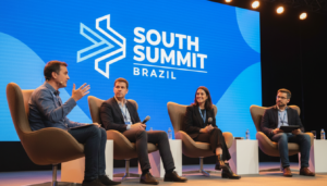 Painel sobre dados e inteligência artificial no South Summit Brazil