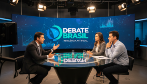 Especialistas debatem o uso de inteligência artificial nas eleições de 2026 no programa Debate Brasil