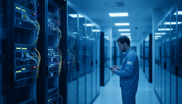 Centro de dados do Google na Bélgica com foco em IA e cloud