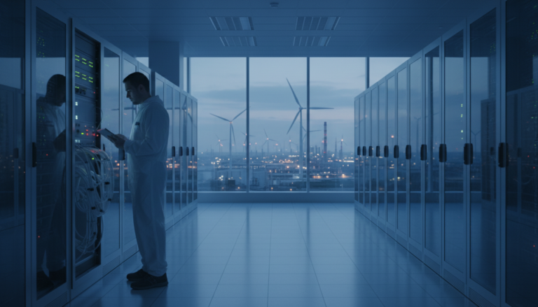 Centro de dados do Google na Bélgica com foco em IA e energia renovável